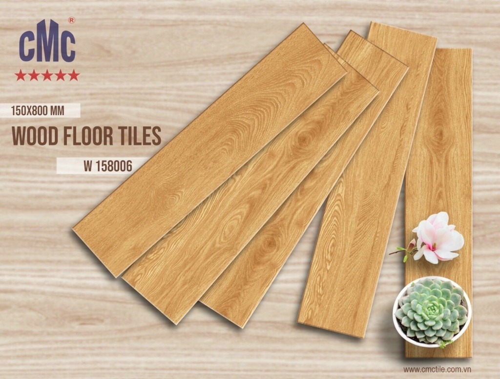 Gạch giả gỗ KT 15x80cm CMC 158006