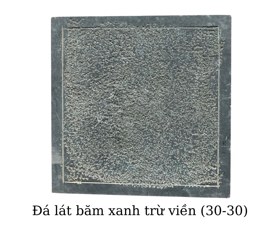 Đá xanh đen băm trừ viền