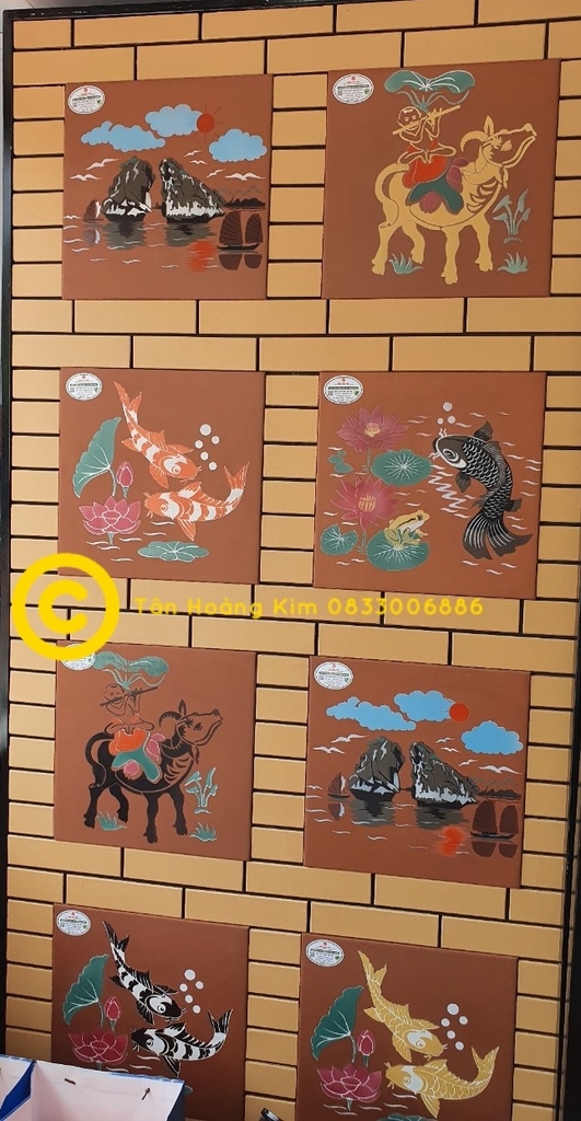 Gạch cotto nền hoa văn 04