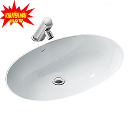 CHẬU RỬA INAX ĐẶT ÂM BÀN L-2216V