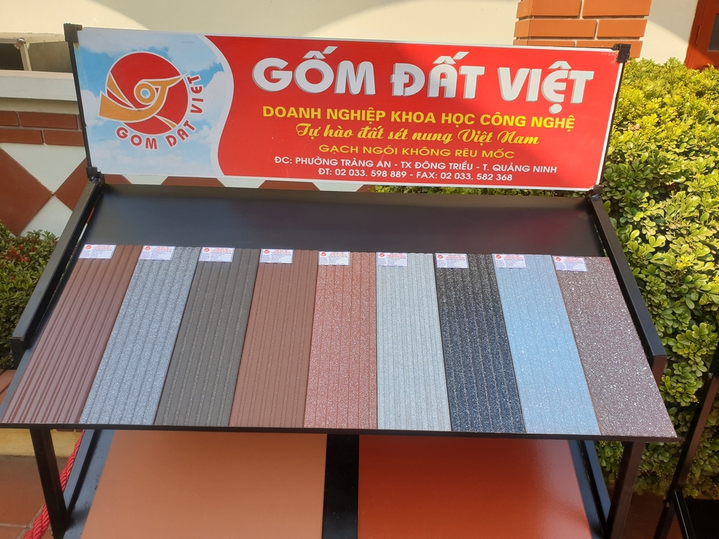 Gạch thẻ Cotra đỏ 33x10cm Gốm Đất Việt