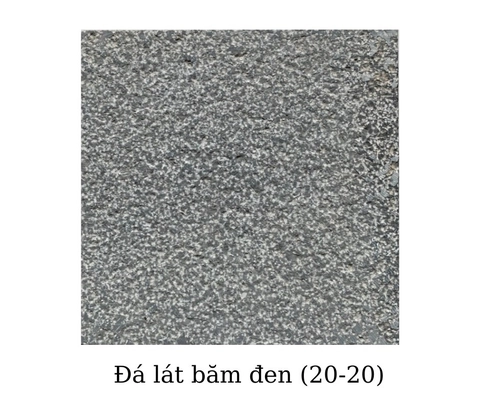 Đá lát băm đen 20x20