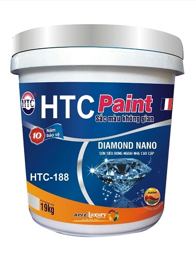Sơn siêu bóng ngoài nhà HTC 188