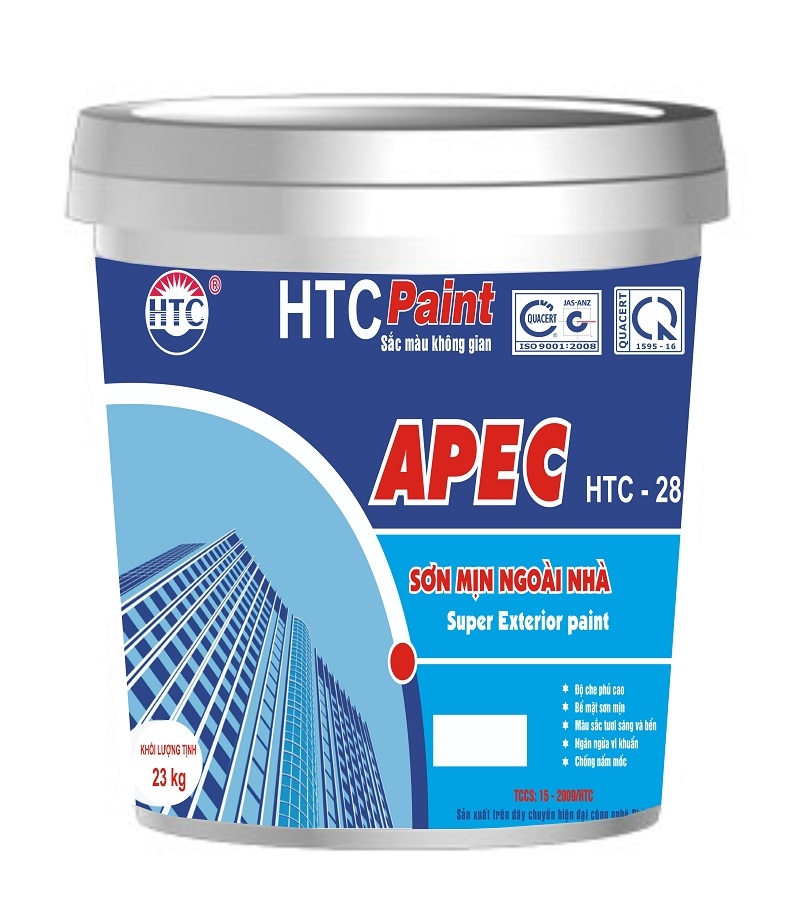 Sơn mịn ngoài nhà HTC 28