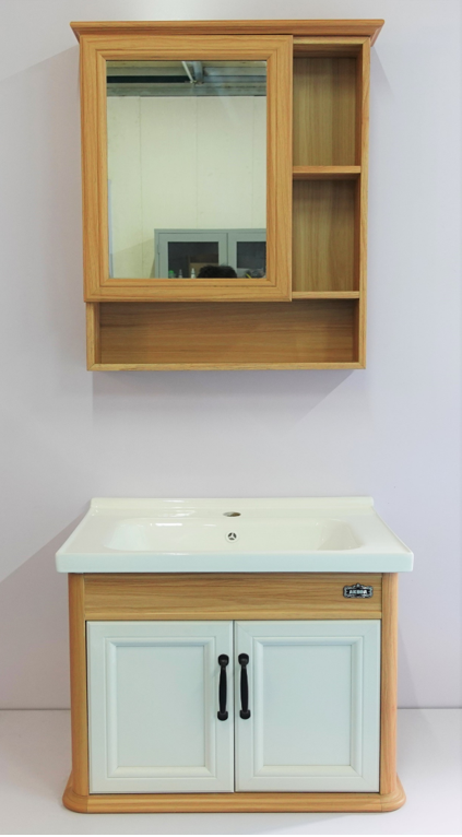 Tủ chậu Lavabo Akhoa vàng lê trắng S