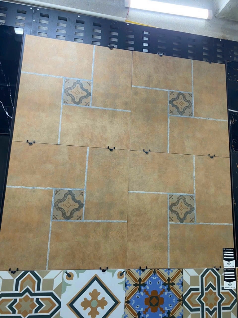 Gạch lát giả cổ Trung Quốc 60x60cm Mẫu 5