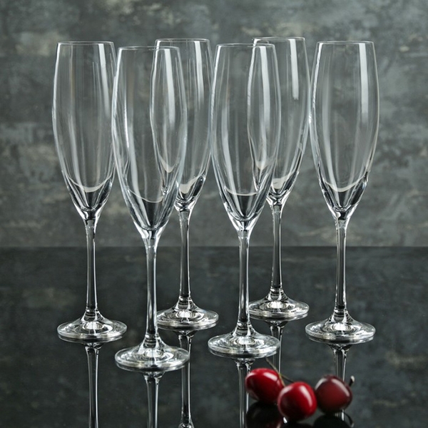 Bộ 6 ly Champagne pha lê RONA Edition 230ml
