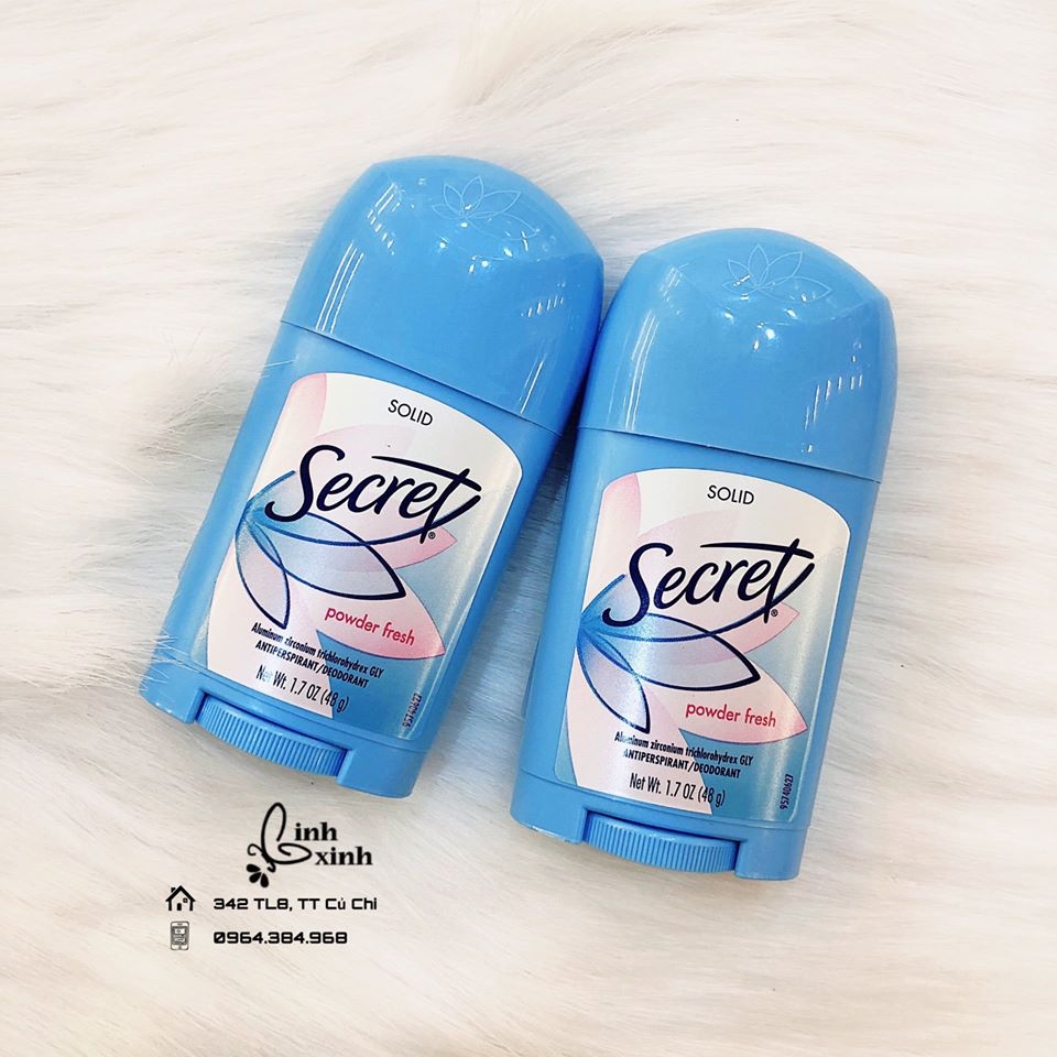 Sáp khử mùi Secret 48g - Xinh Xinh Store