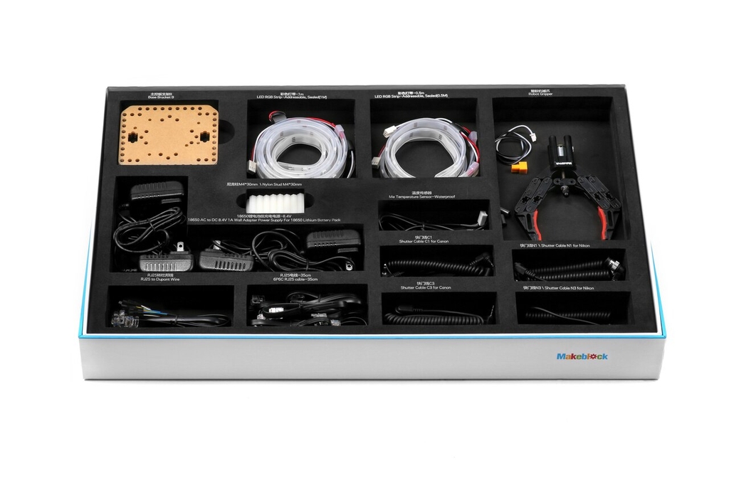 Makeblock MakerSpace Kits - Bộ thiết kế khối không gian gồm 19 hộp