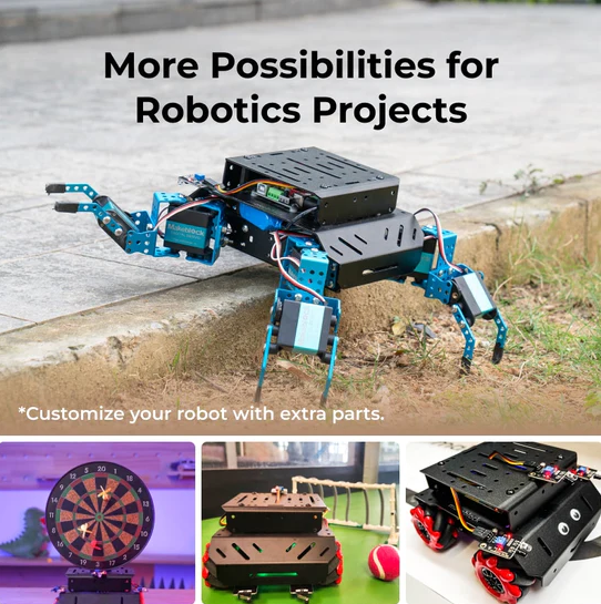 Robot mBot Mega Makeblock điều khiển từ xa giúp trẻ học thông qua chơi