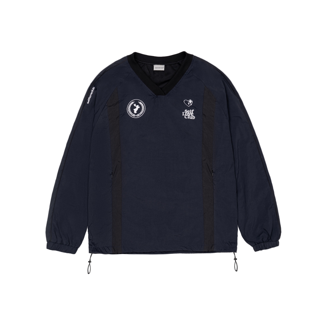 SLC V-neck Pullover - Navy