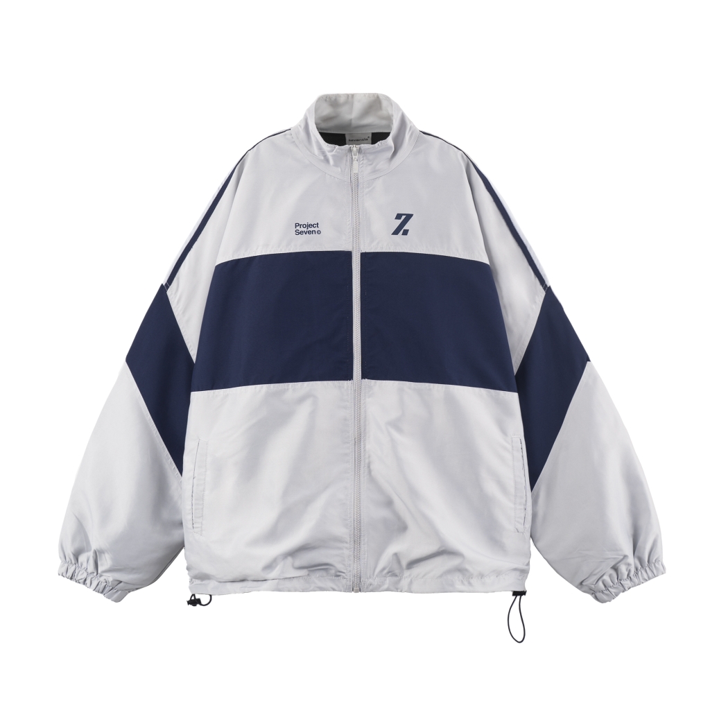 Project Seven Two-color Jacket - Navy&Gray