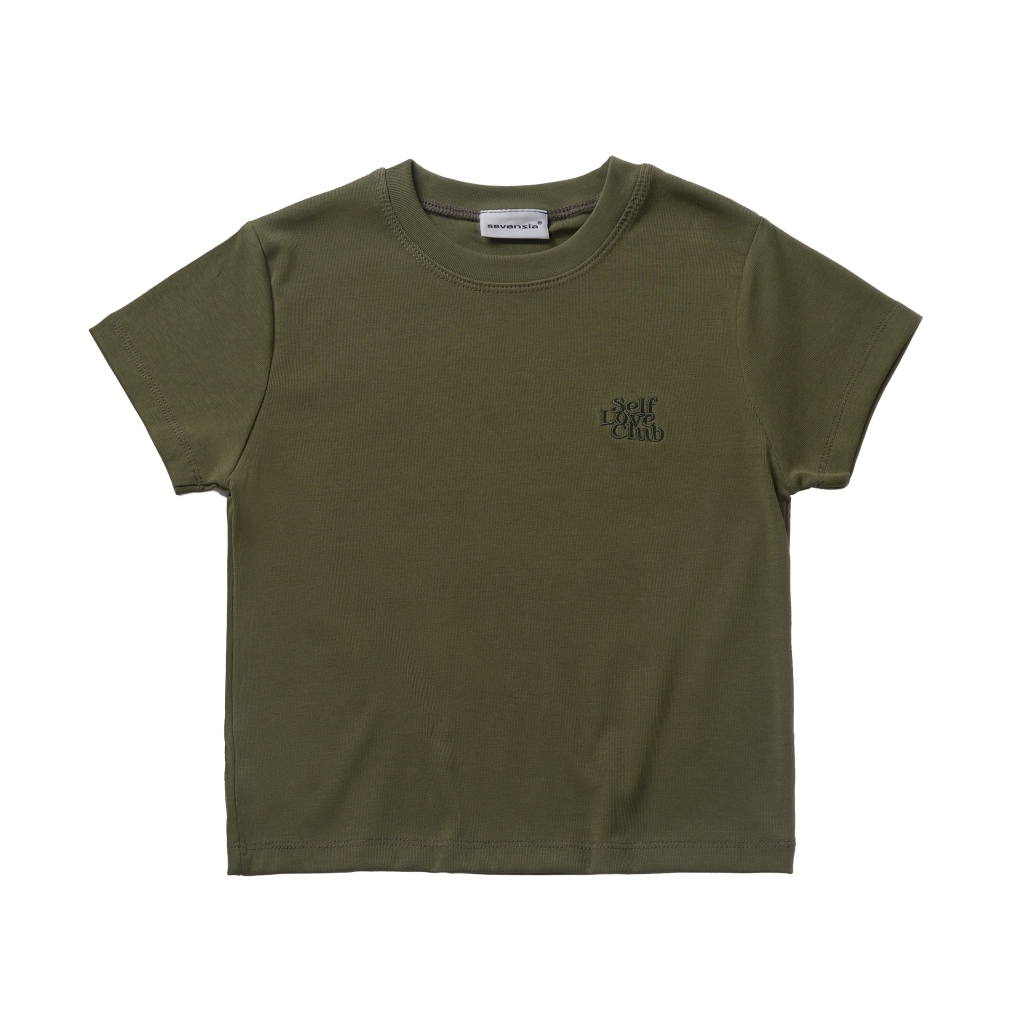 SLC Crop Tee - Olive