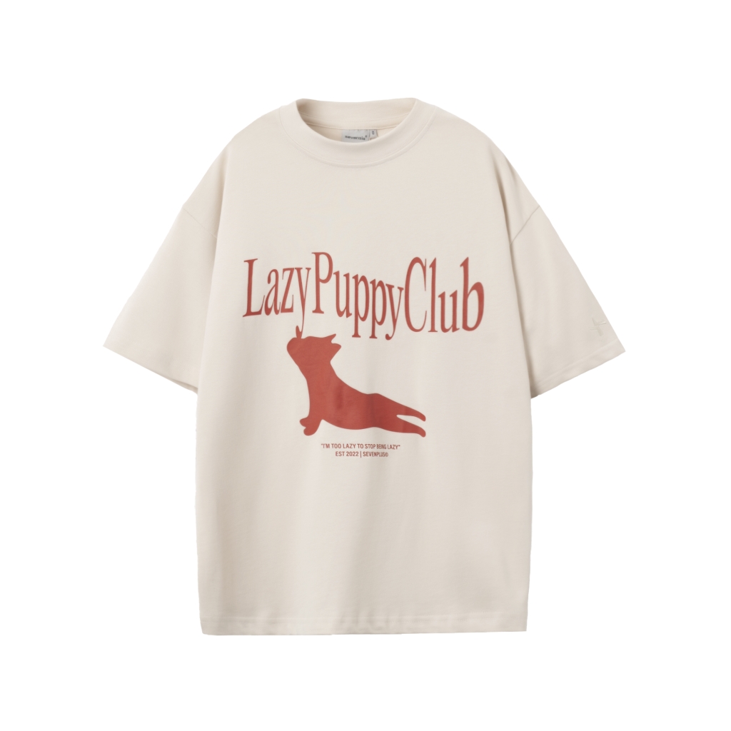 SEVENPLUS Lazy Puppy Tee Version 1 - Beige