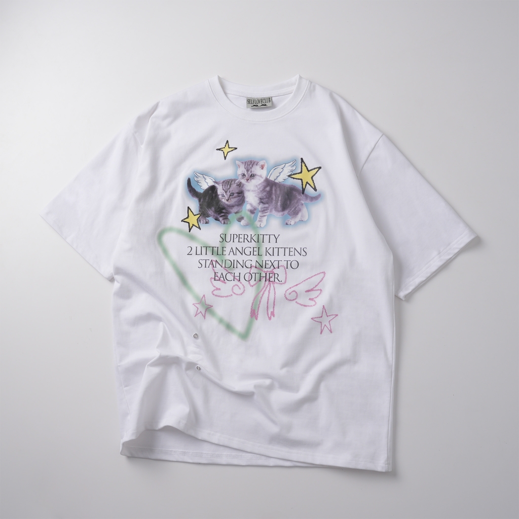 SUPERKITTY TEE - White