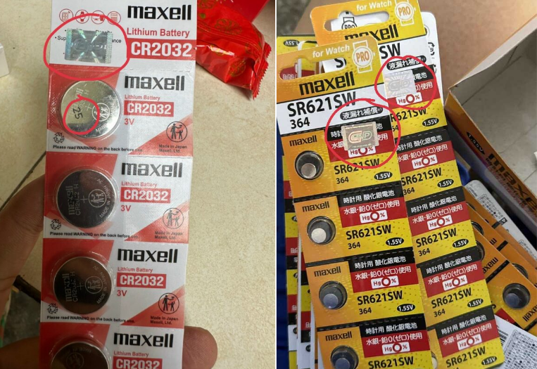 Phúc đáp Maxell về CR2032H