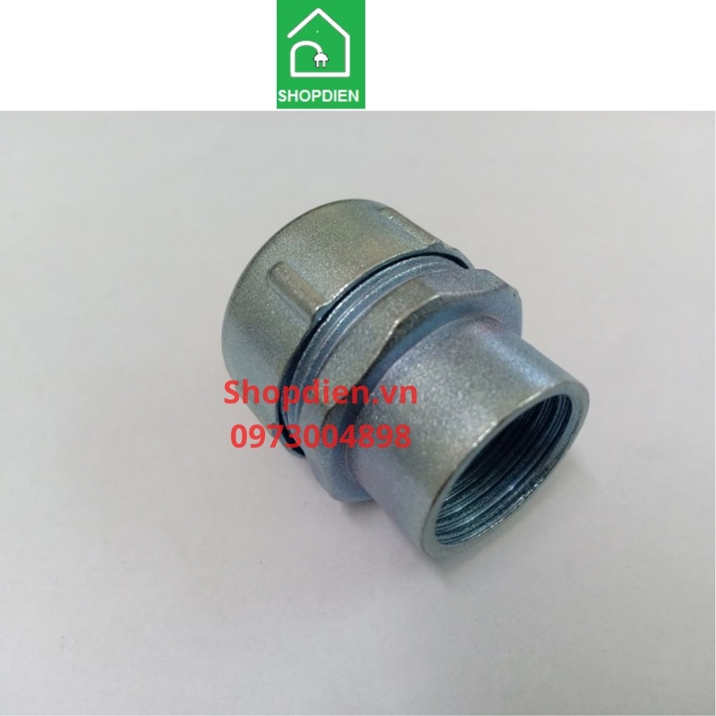 Đầu nối  ống mềm ruột gà sắt với ống ren 2'