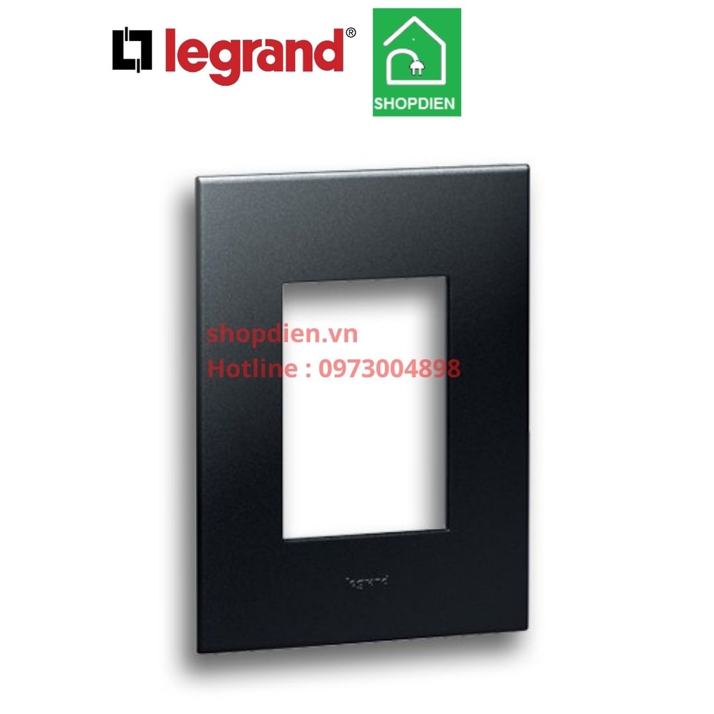 Mặt vuông 3 thiết bị Legrand Arteor 575072 Màu Graphite