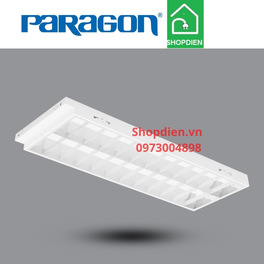 Đèn tán quang âm trần đôi 1200x300 LED 2x20W Tbar Paragon-PRFB236L36
