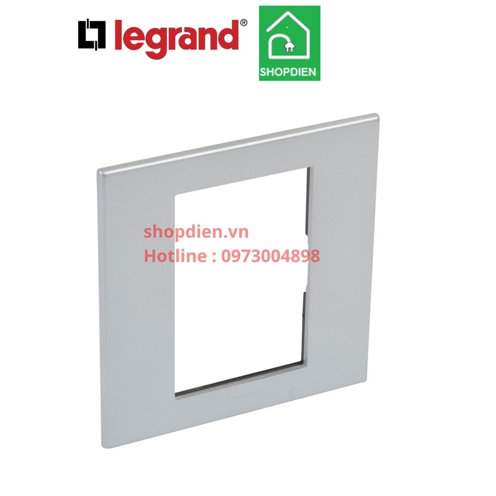 Mặt vuông 3 thiết bị Legrand Arteor 571303 Màu Soft Alu