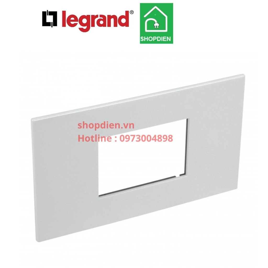 Mặt 3 thiết bị  Legrand Arteor 571305 Màu Soft Alu