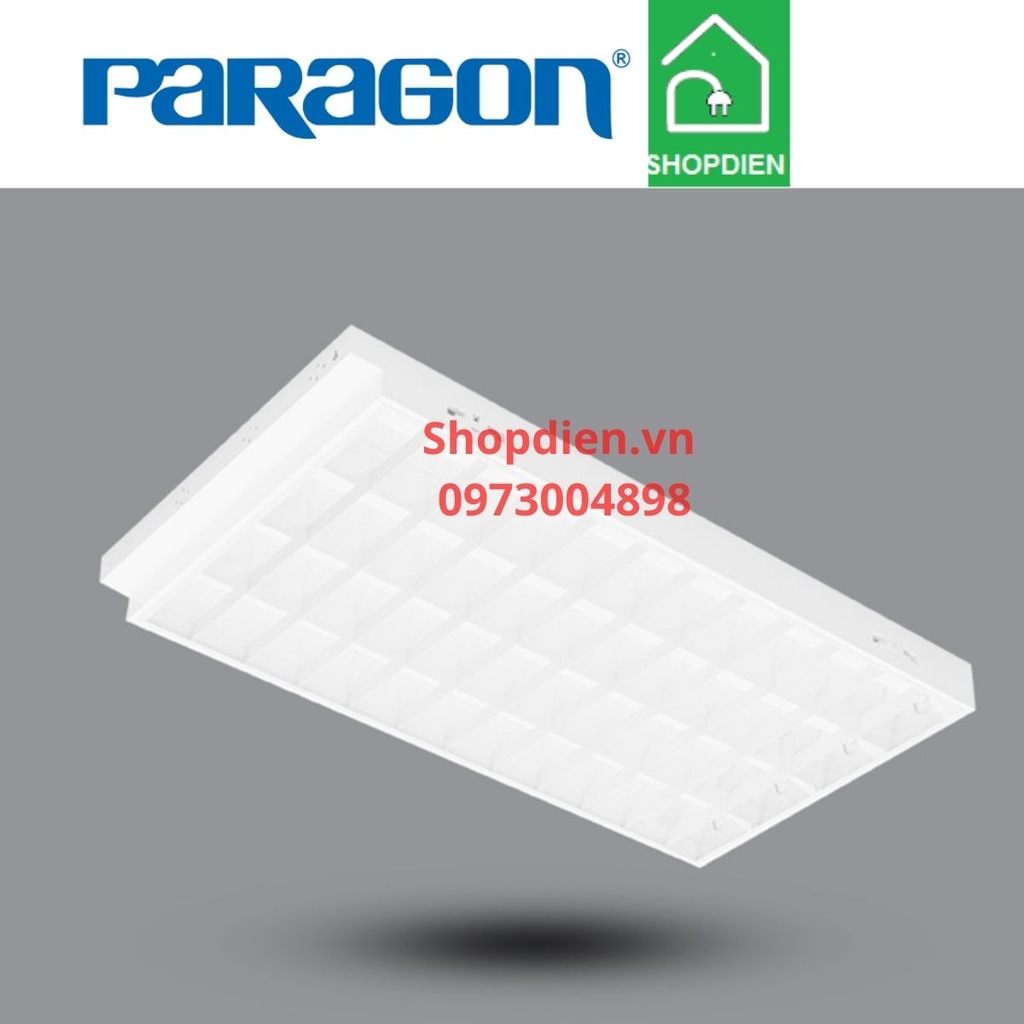 Đèn tán quang âm trần bốn 1200x600 LED 4x20W Tbar Paragon-PRFB436L72
