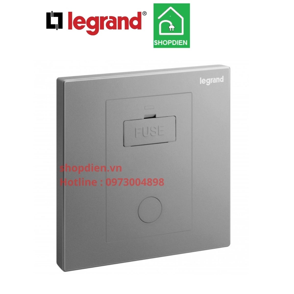 282450-C3 Legrand Galion Cầu chì 13A màu xám bạc Dark Silver