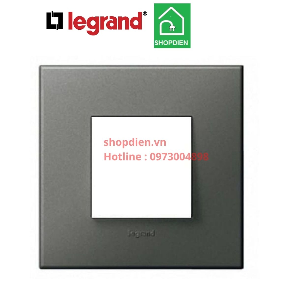 Mặt vuông 2 thiết bị Legrand Arteor 571312 Màu Magnesium