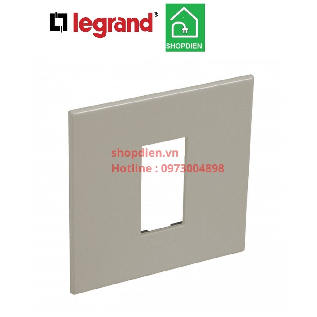 Mặt vuông 1 thiết bị Legrand Arteor 571321 Màu Champagne