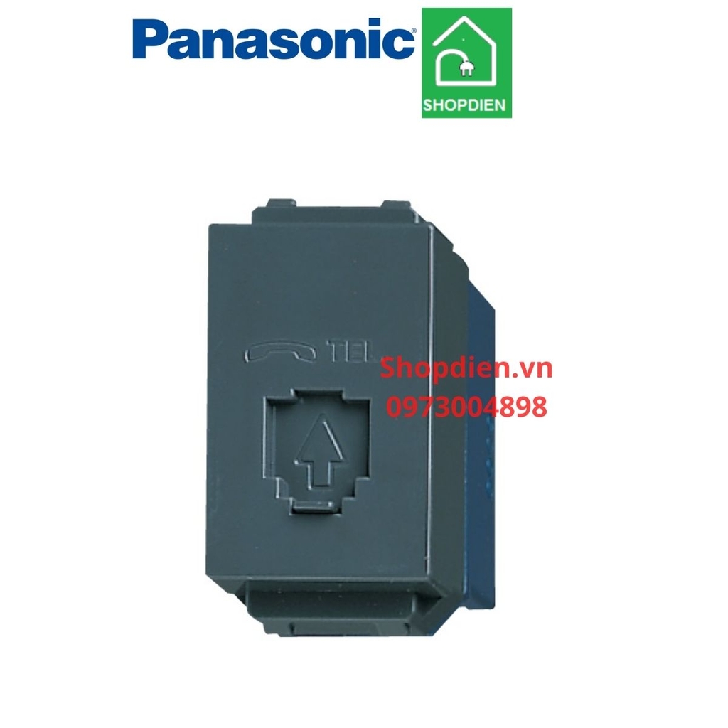 Hạt mạng intetnet LAN RJ45 Cat5e màu đen Wide Series Panasonic WEV2488H-CAT5E