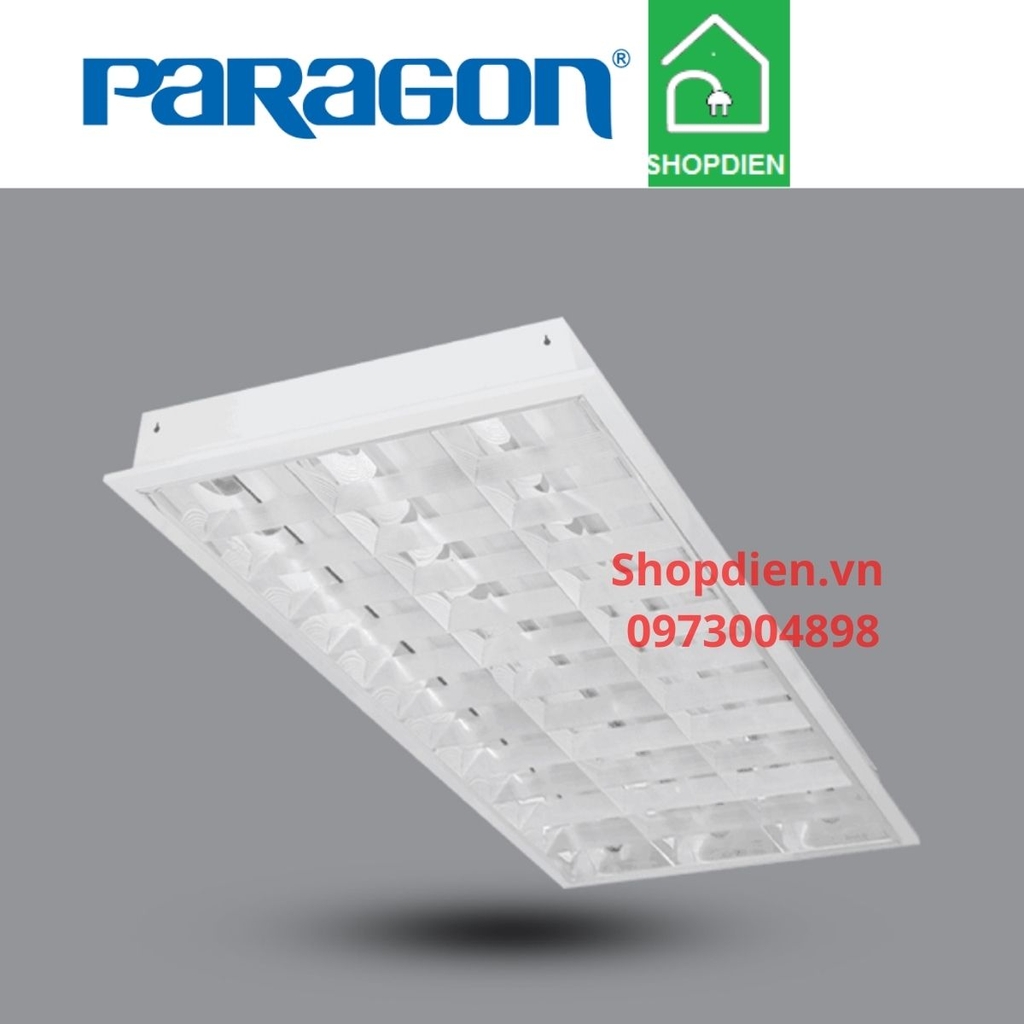 Đèn tán quang âm trần ba 1200x600 LED 3x20W Paragon-PRFF336L54