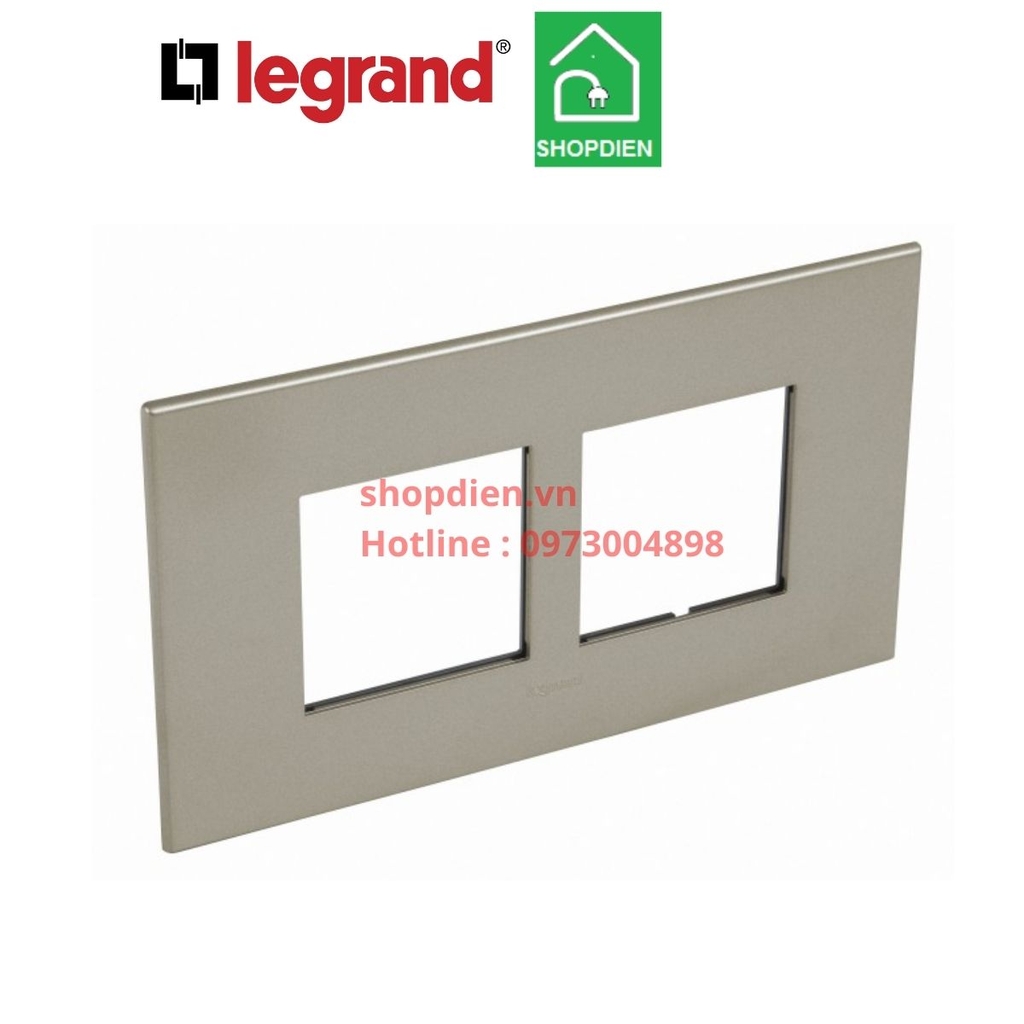Mặt 4 thiết bị Legrand Arteor 571324 Màu Champagne
