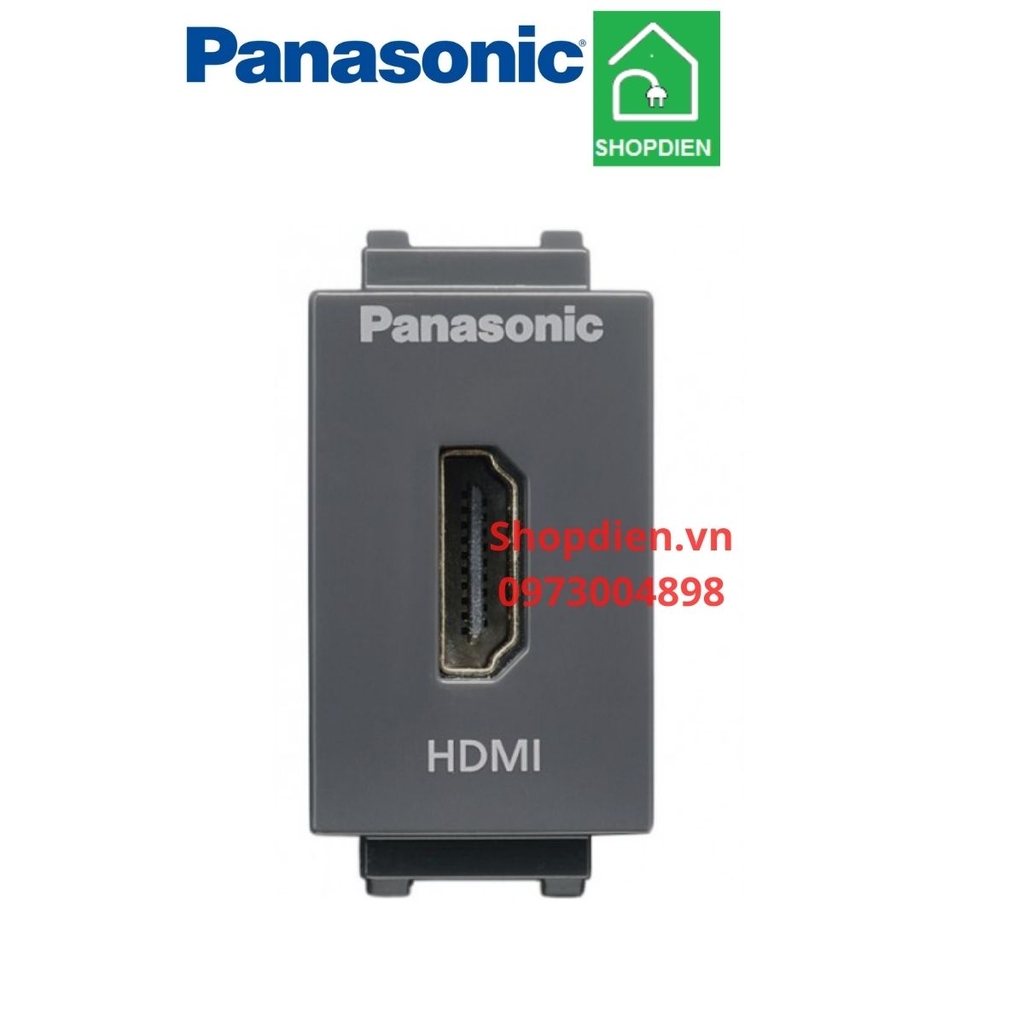 Hạt ổ cắm HDMI màu đen Wide Series Panasonic WEG2021H