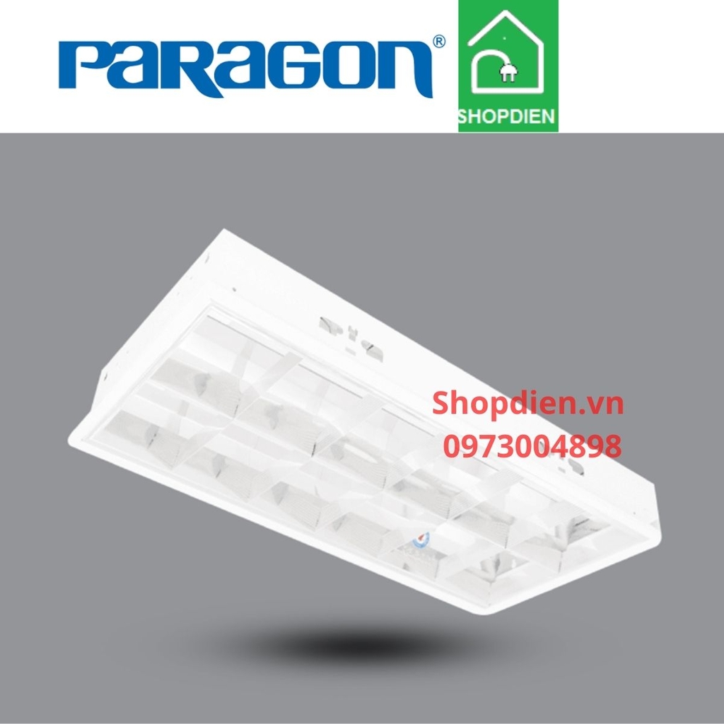 Đèn tán quang âm trần đôi 600x300 LED 2x10W Tbar Paragon-PRFJ218L20