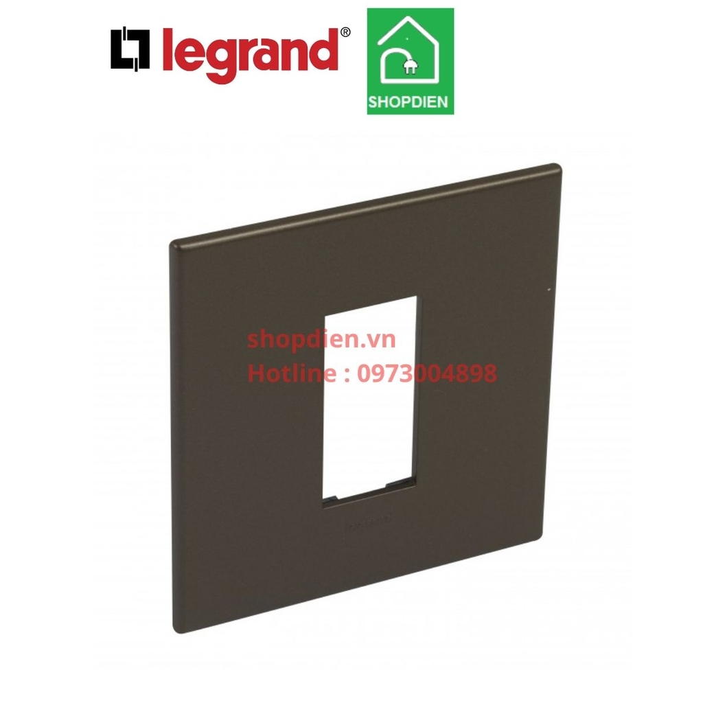 Mặt vuông 1 thiết bị Legrand Arteor 571331 Màu Dark Bronze