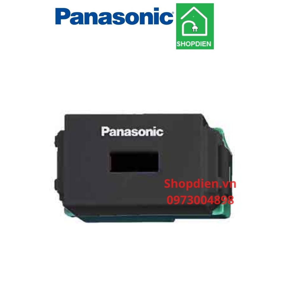 Hạt ổ cắm USB đơn màu đen Wide Series Panasonic WEF108107H-VN