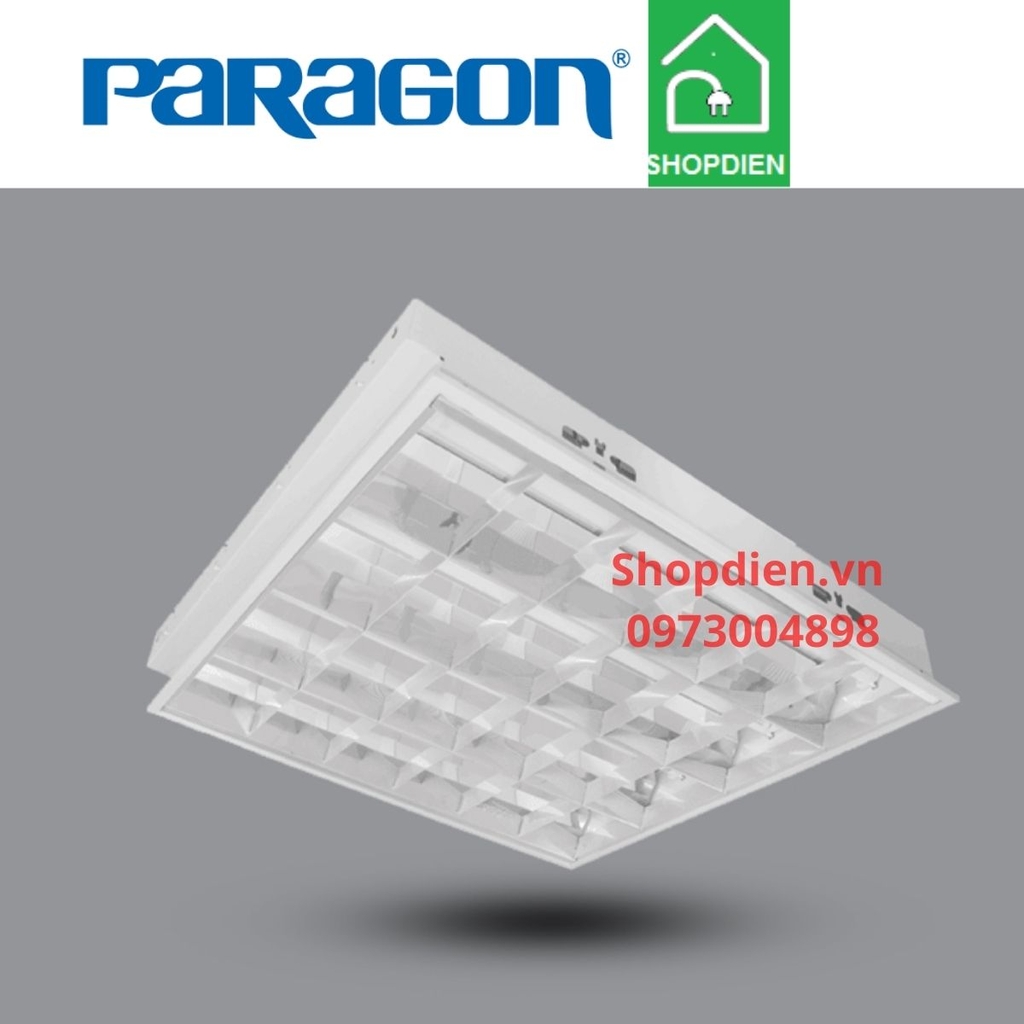Đèn tán quang âm trần bốn 600x600 LED 4x10W Tbar Paragon-PRFJ418L40