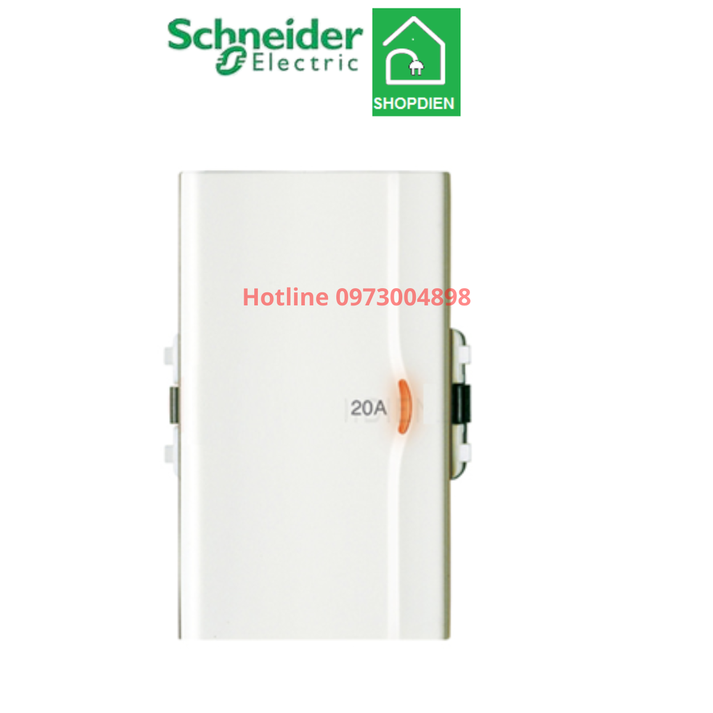 Công tắc bình nóng lạnh 2 cực 20AX Schneider Concept 3031EMD20NM_G19