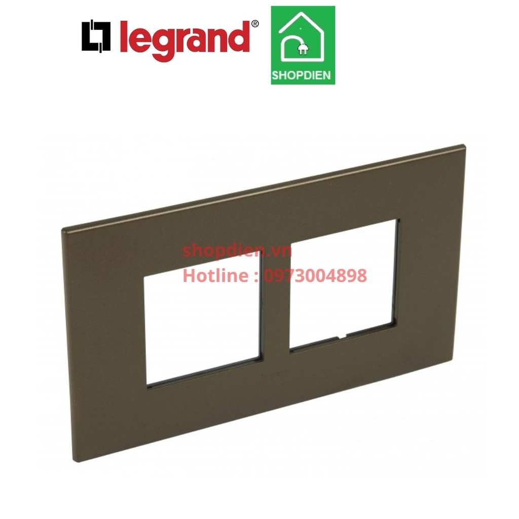 Mặt 4 thiết bị Legrand Arteor 571334 Màu Dark Bronze