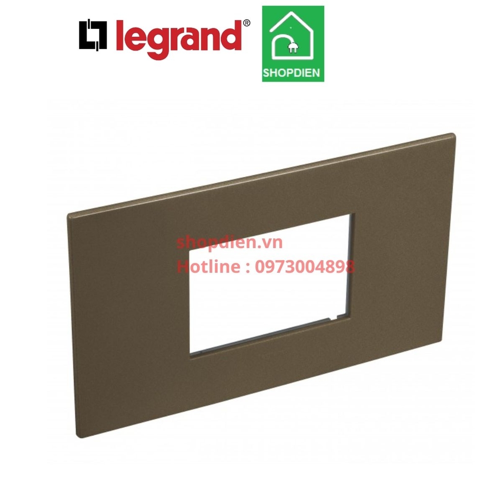 Mặt 3 thiết bị Legrand Arteor 571335 Màu Dark Bronze