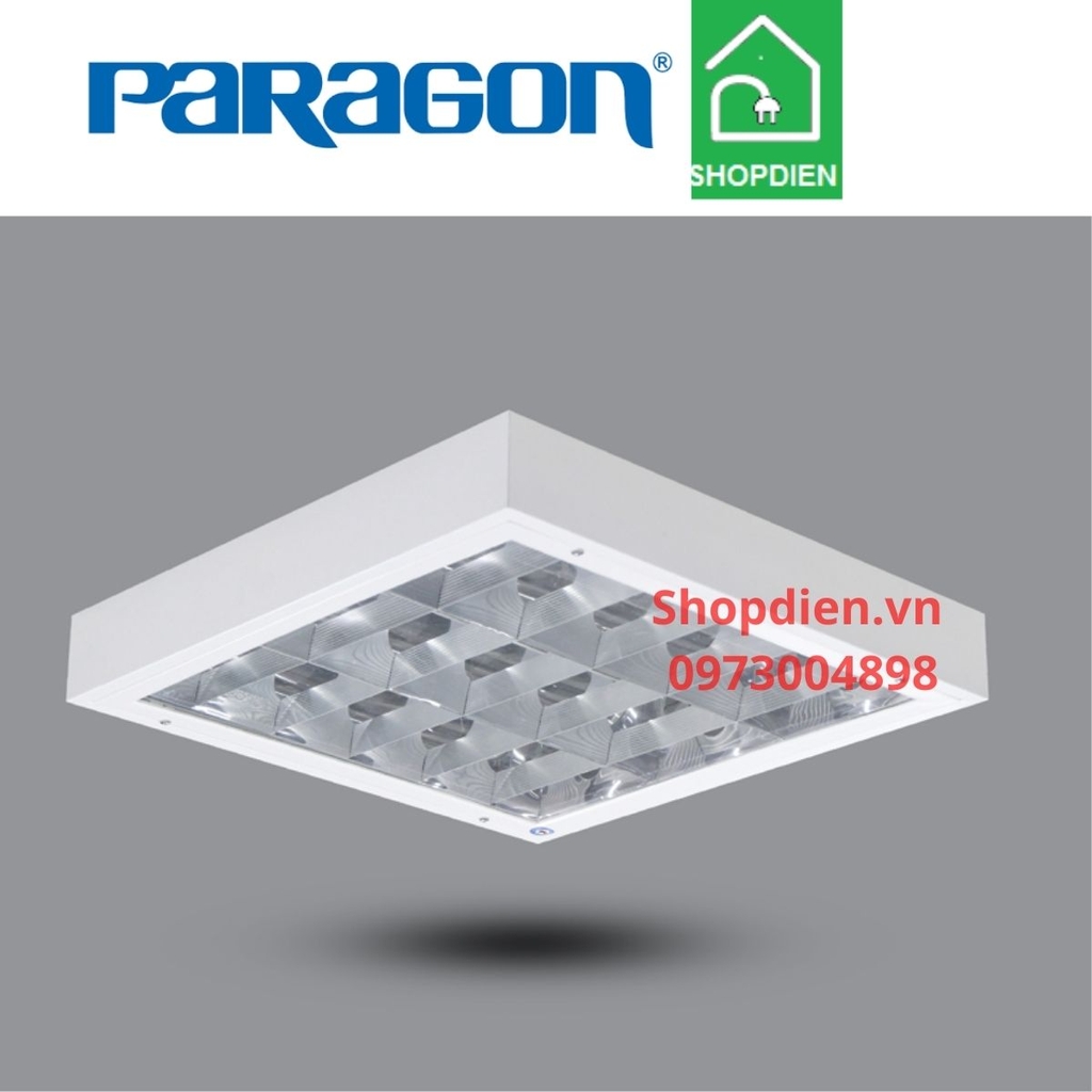 Đèn tán quang gắn nổi  ba 600x600 LED 3x10W Paragon-PSFB318L30