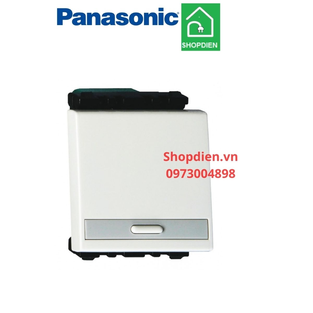 Công tắc đơn 1 chiều màu trắng 16A Refina Panasonic WEV5521SW / WEV5521-7SW size M