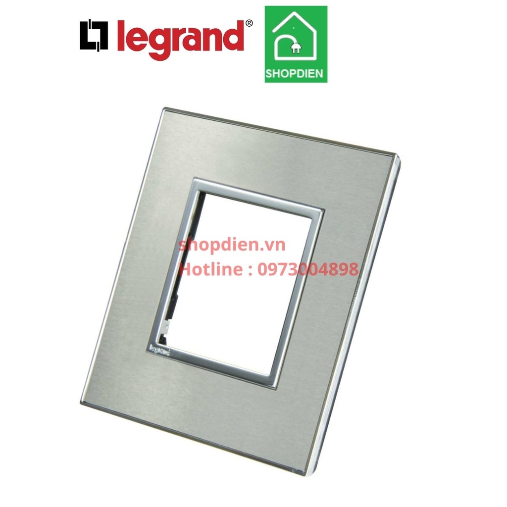 Mặt 2 thiết bị Legrand Arteor 575216 Màu thép Stainless Steel