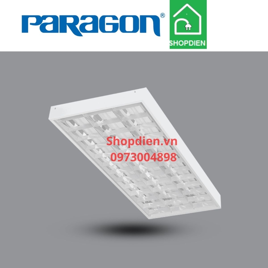 Đèn tán quang gắn nổi  ba 1200x600 LED 3x20W Paragon-PSFD336L54