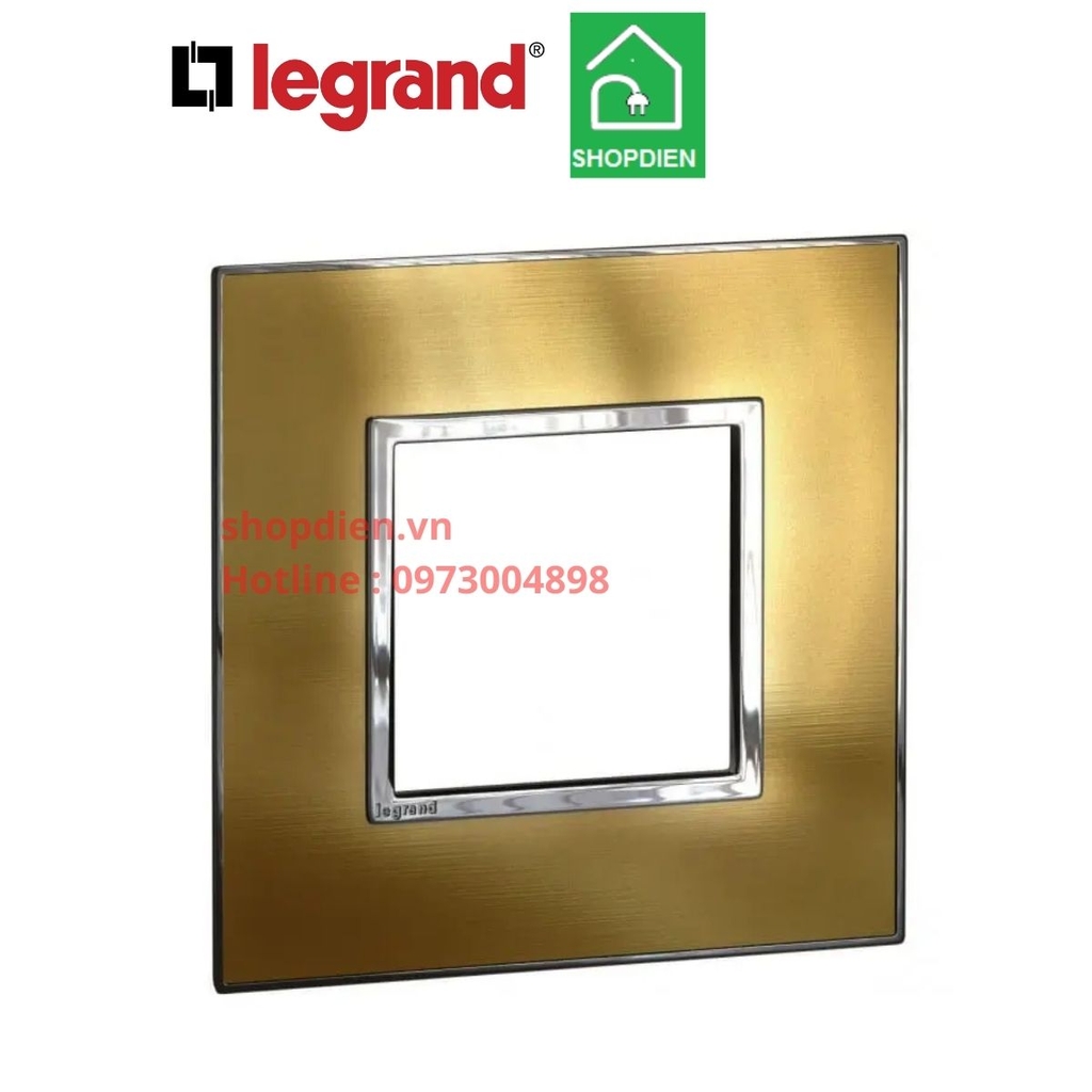 Mặt 2 thiết bị Legrand Arteor 576120 Gold Brass Màu vàng