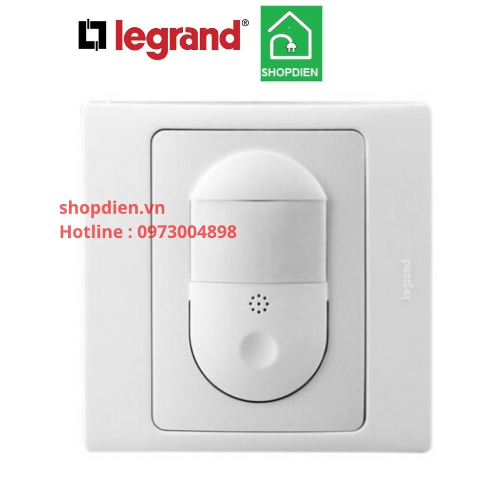 Cảm biến hồng ngoại gắn tường Automactic switch Mallia Legrand màu trắng-281090