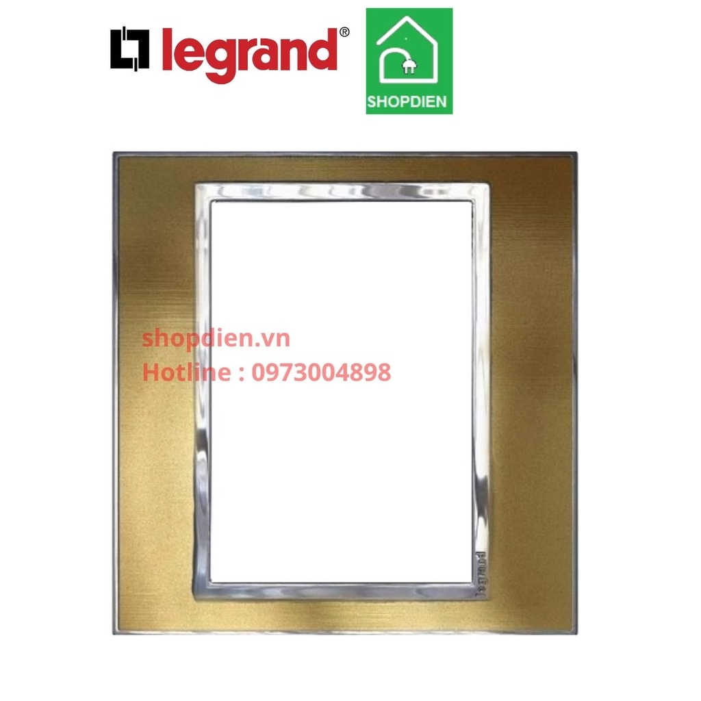 Mặt 3 thiết bị Legrand Arteor 576180 Màu vàng Gold Brass