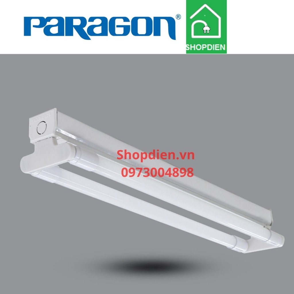 Bộ đèn tuýp Ledtube kiểu batten đôi 60CM LED 2x9W Paragon-CBLA29L18