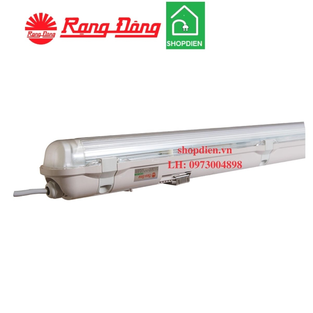 Bộ đèn tuýp đơn chống ẩm T8 Ledtube 1.2m 20Wx1 Rạng Đông T8 CA01/ 20Wx1