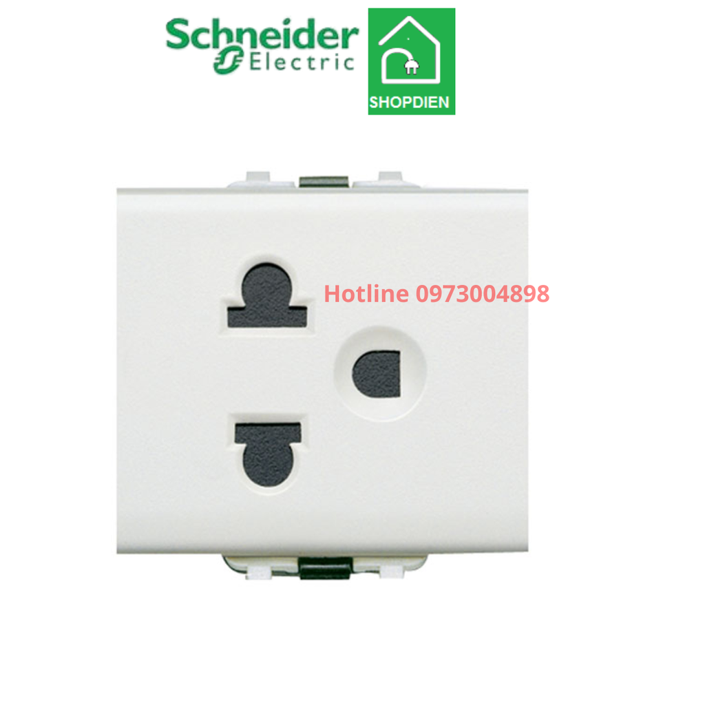 Ổ cắm đơn 3 chấu 16A Schneider Concept 3426UESTM_G19